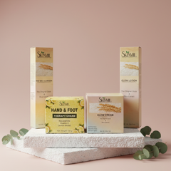 Ultimate Skin Solution – Lotion, Cleanser, Hand & Foot Therapy Cream and Rice Glow Cream Set