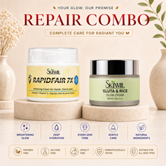 Repair Combo – Hand & Foot Therapy Cream & Rice Glow Cream Set