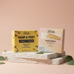 Repair Combo – Hand & Foot Therapy Cream & Rice Glow Cream Set