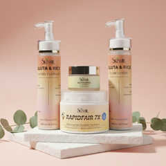 Ultimate Skin Solution – Lotion, Cleanser, Hand & Foot Therapy Cream and Rice Glow Cream Set